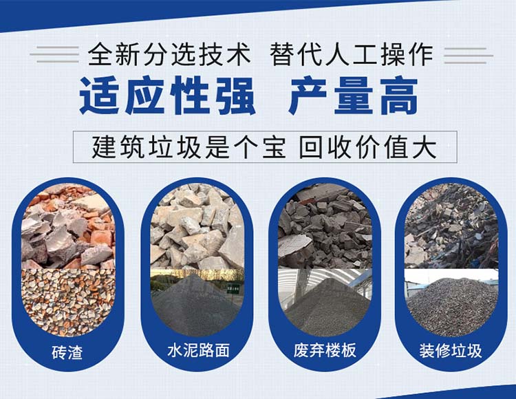 建筑磚瓦等廢料再生產品全套設備再生利用